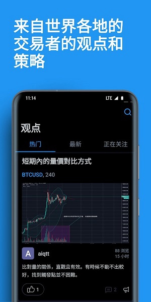 tradingview安卓版截屏1